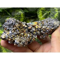 Pyrit Galena Madan - Bulgarien Naturkristalle, Mineralien, Exemplare, Cluster, Andenken von WholesaleMineralsBox