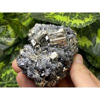 Pyritquarz Galena Madan - Bulgarien Naturkristalle, Mineralien, Exemplare, Cluster, Andenken von WholesaleMineralsBox