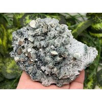 Pyritquarz Madan - Bulgarien Naturkristalle, Mineralien, Exemplare, Cluster, Andenken von WholesaleMineralsBox