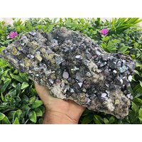 Quarz Galenit Chalcopyrit Sphalerit Madan Bulgarien Natürliche Kristall Mineralien Probe Cluster Souvenirs von WholesaleMineralsBox