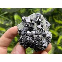 Sphalerit, Quarz Madan - Bulgarien Naturkristalle, Mineralien, Exemplare, Cluster, Mitbringsel von WholesaleMineralsBox