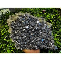 Wunderbare Galena Calcit Madan Bulgarien Natürliche Kristallmineralien Exemplar Cluster Souvenirs Wunderbare Galena Calcit Madan Bulgarien Natürliche Kristallmineralien Exemplar Cluster Souvenirs von WholesaleMineralsBox