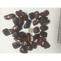 1lb Groß Trommelsteine Rot Tigerauge von WholesaleRocksDotBIZ