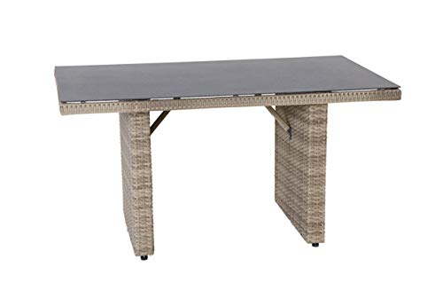 Wholesaler GmbH LC Garden »Turin« Living Loungetisch Couchtisch 130x75 cm Natur von Wholesaler GmbH