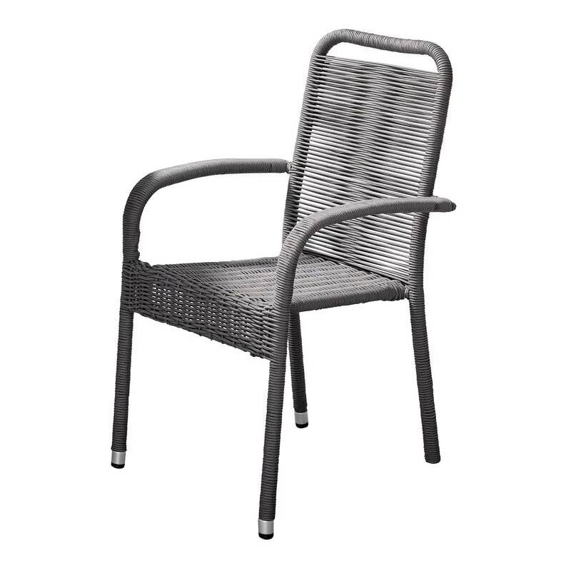 Stapelstuhl Romano, 64x56x94cm, grau Stapelstuhl Romano, 64x56x94cm, grau von Wholesaler