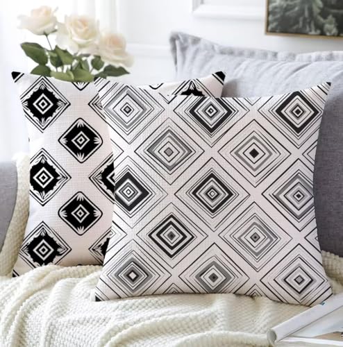 Kissenbezug 40x80cm Kissenbezug Outdoor Weiß 2er Set Leinen Aesthetic Kissen Muster Flauschig Sofakissen Schlafzimmer Deko Wohnzimmer Modern Kopfkissenbezug Sofa Schlafzimmer Stuhl Balkon Deko A1-16 Kissenbezug 40x80cm Kissenbezug Outdoor Weiß 2er Set Leinen Aesthetic Kissen Muster Flauschig Sofakissen Schlafzimmer Deko Wohnzimmer Modern Kopfkissenbezug Sofa Schlafzimmer Stuhl Balkon Deko A1-16 von Whoonng