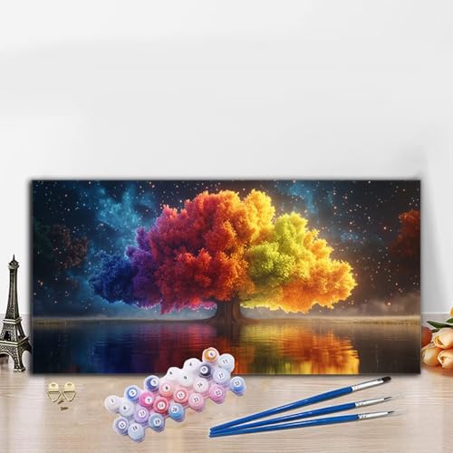 Malen Nach Zahlen Erwachsene Baum Malen Nach Zahlen XXL 40x90CM Paint by Numbers Sternenhimmel Bild DIY Set Erwachsene Basteln, Adults Kreativ Set für Zimmer Deko, Herbstdeko, Weihnachtsdeko G8-546 Malen Nach Zahlen Erwachsene Baum Malen Nach Zahlen XXL 40x90CM Paint by Numbers Sternenhimmel Bild DIY Set Erwachsene Basteln, Adults Kreativ Set für Zimmer Deko, Herbstdeko, Weihnachtsdeko G8-546 von Whoonng