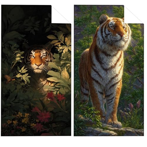 Niedlich Mikrofaser Handtuch Tiger Strandtuch XXL 100x200cm, Saugfahig und Schnelltrocknendes Microfaser Handtücher, Yoga Handtuch Rutschfest, Strandmatte fur Badezimmer Strand Reise Schwimmen VQ-558 Niedlich Mikrofaser Handtuch Tiger Strandtuch XXL 100x200cm, Saugfahig und Schnelltrocknendes Microfaser Handtücher, Yoga Handtuch Rutschfest, Strandmatte fur Badezimmer Strand Reise Schwimmen VQ-558 von Whoonng