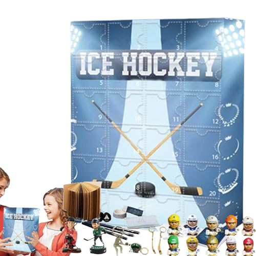 24 Tage Hockey Countdown | Sportfiguren Ornament Kalender Advent - Realistische Sportspieler Sammlerstück Dekor für Jungen Teenager Weihnachten Familie Nacht Schule Party 24 Tage Hockey Countdown | Sportfiguren Ornament Kalender Advent - Realistische Sportspieler Sammlerstück Dekor für Jungen Teenager Weihnachten Familie Nacht Schule Party von Whrcy