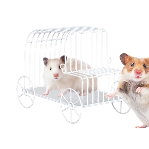 Chinchilla-Hängematte, Eisen-Chinchilla-Spielzeug, Hauskäfig-Schaukelnest, Haustierzubehör für Zuckergleiter, Eichhörnchen, Kleintiere, Training, Zwergkaninchen, Meerschweinchen von Whrcy