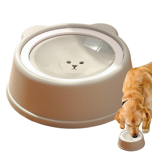 Hundenapf Für Wasser - Anti-Schlabbern Trinknapf Mit Slow Feeder,Schwimmender Hundenapf Mit rutschfest | Für Mehrhundehaushalte Und Reise von Whrcy