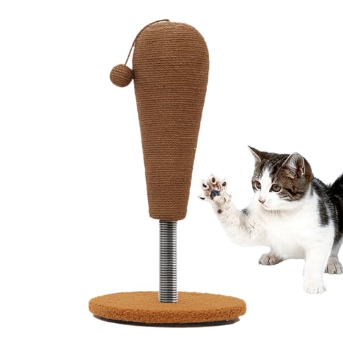 Katzenball-Kratzer, interaktives Kätzchen-Kratzspielzeug – rutschfester Saugnapf, Katzenkratzball für mehrere Haustiere, Unterhaltung, Bereicherung, Bewegung, Wohnzimmer von Whrcy