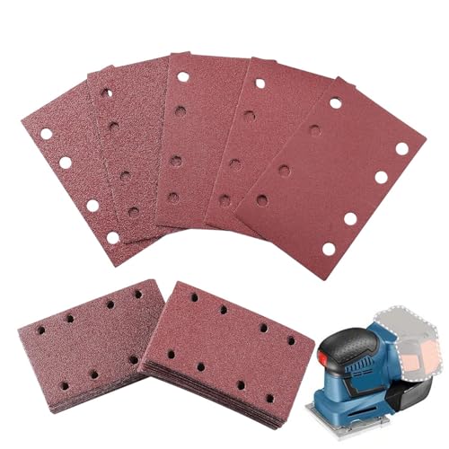 Schleifpads | 120 Stück 8-Loch Schleifscheiben Blätter,Staubabsaugende Blätter für Glas Metall Holz Möbel Farbe Schleifpads | 120 Stück 8-Loch Schleifscheiben Blätter,Staubabsaugende Blätter für Glas Metall Holz Möbel Farbe von Whrcy