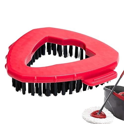 Spin Mop Scrub Brush Compatible with Ocedar EasyWring Microfiber Spin Mop,Triangular Scrubber Mop Head Brushes Ersatzkopf for Cedar 1 Tank System, Stiff Bristle Floor Cleaning Brush for Deck, Patio von Whrcy