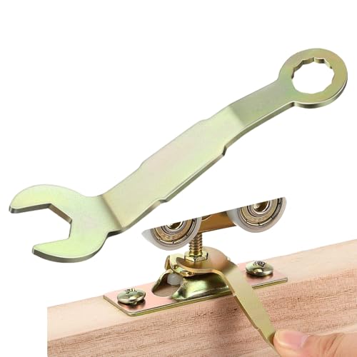 Taschentür-Einstellschlüssel, zweifach gefaltet, schwenkbar, 0,95 cm offen, ergonomische Hardware-Reparatur-Gadgets für Wohnmobile, Wohnheime, Schränke, Hausmöbel, Schrank von Whrcy