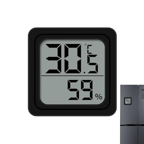Temperatur- Und Luftfeuchtigkeitsmonitor - Digitales Raumklima-Messgerät für Zuhause - Einfach Ablesbar Tragbarer Sensor für Bad Wohnzimmer Garten Haus Kinderzimmer Garage Terrasse Temperatur- Und Luftfeuchtigkeitsmonitor - Digitales Raumklima-Messgerät für Zuhause - Einfach Ablesbar Tragbarer Sensor für Bad Wohnzimmer Garten Haus Kinderzimmer Garage Terrasse von Whrcy