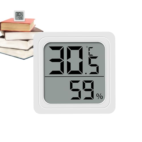 Temperatur- und Luftfeuchtigkeitsmonitor,Digitales Raumklima-Messgerät für Zuhause - Einfach Ablesbar Tragbarer Sensor für Bad Wohnzimmer Garten Haus Kinderzimmer Garage Terrasse Temperatur- und Luftfeuchtigkeitsmonitor,Digitales Raumklima-Messgerät für Zuhause - Einfach Ablesbar Tragbarer Sensor für Bad Wohnzimmer Garten Haus Kinderzimmer Garage Terrasse von Whrcy