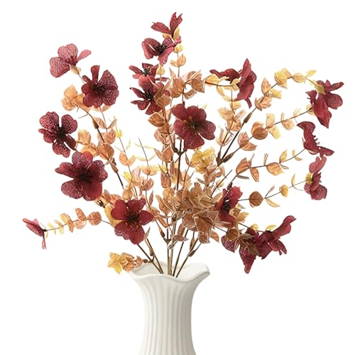 Trockenblumen | Trockenblumen Arrangement,Realistische Kunstblumen Deko für Haustür Garten Balkon Hochzeit Fotografie von Whrcy