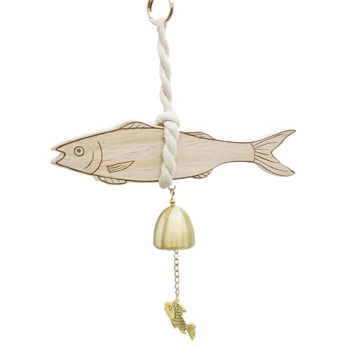 Türöffnungsglocke, rustikale Holztürklingel für Geschäfte – Heimdekoration, Türklingel, multifunktional für Wohnzimmer, Studios, Wohnheim, Ladenzimmer, Café von Whrcy