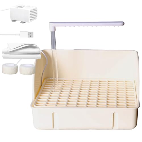 Whrcy Badebecken,Automatischer Zirkulierender Vogelbrunnen Mit Pumpe | Geräumiges Badebecken Für, Sittiche, Nymphensittiche, Finken Und Aras, Vogelkäfig Zubehör Whrcy Badebecken,Automatischer Zirkulierender Vogelbrunnen Mit Pumpe | Geräumiges Badebecken Für, Sittiche, Nymphensittiche, Finken Und Aras, Vogelkäfig Zubehör von Whrcy