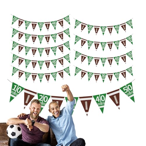 Whrcy Fußball-Dekorationen für Partys, Fußball-Party-Tischdekorationen | Fußball Pappteller Servietten Tassen Tischdecke Banner | Fußball-Tischdeckenteller, Serviettenbecher für von Whrcy