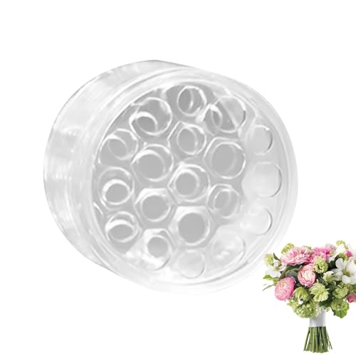 Whrcy Ikebana Stielhalter aus Spiralbindung, Ikebana-Stängel aus transparenter Spirale, Halterung für Vasen, Twister, getrocknete Blumen | Blumenarrangement-Ständer von Whrcy