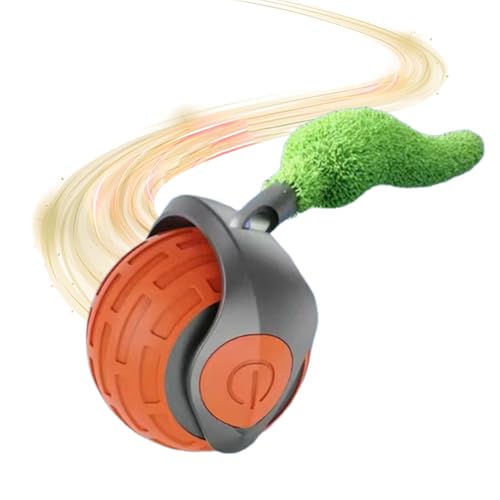 Whrcy Intelligentes Katzenspielzeug mit Schwanz | Interaktiver Roll- Und Jagdball Für Katzen | Haustier Zubehör Zur Förderung Training Gegen Langeweile Gesellschaft Unterhaltung,Training gegen von Whrcy