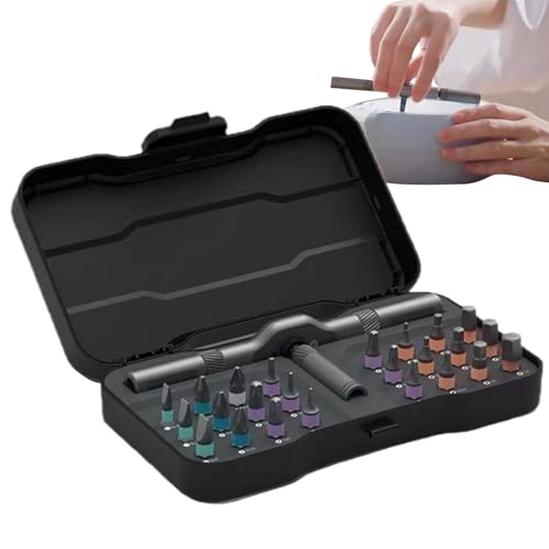 Whrcy Ratsche Schraubendreher Set - Schraubendreher-Set Für Haushaltsreparaturen - Tragbarer Mehrzweck Schraubenschlüssel Für Elektronik, Haushalt, Möbel, Kfz, Elektriker, Bau von Whrcy