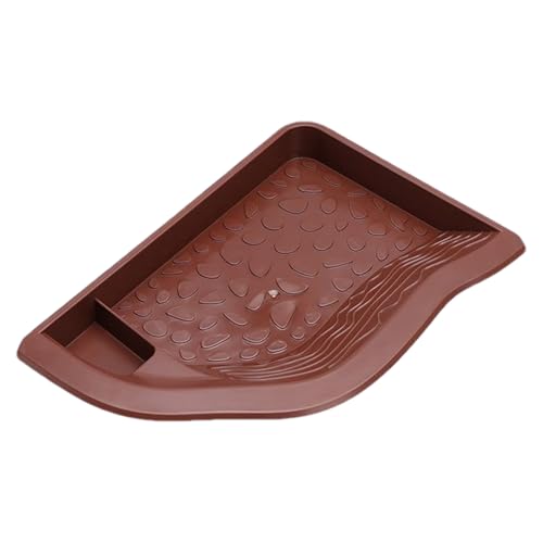 Whrcy Reptilien Wasserschale - Reptilien Badebecken,Große Landschafts Teichschale Für Aquarium Bartagame Aquatische Kletternde Haustierschildkröten Schlangen von Whrcy