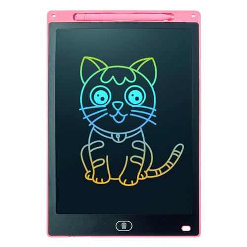 Whrcy Zeichenblock LCD, Kritzeltafel für tragbare LCD-Tafel zum Zeichnen und Schreiben, Kritzelbrett für Lern- und Lernspielzeug für Kinderzimmer, Auto, Wohnzimmer, Schlafzimmer von Whrcy