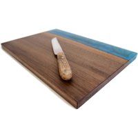 Schneide- Servierbrett Aus Holz Und Epoxidharz, Schneidebrett Serviertablett - Einzigartiges Muttertag Geschenk Schneide- Servierbrett Aus Holz Und Epoxidharz, Schneidebrett Serviertablett - Einzigartiges Muttertag Geschenk von WhyWoodStore