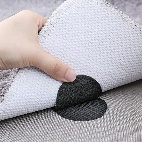 10 Stück rutschfeste Teppich-Pads Aufkleber für sichere Platzierung des Teppichs auf glatten Oberflächen von Whychstore