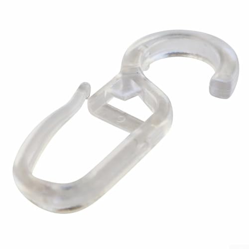 100 Haken zum Anklippen mit 10 mm Öse für bequeme und schnelle Verwendung von Vorhängen 100 Haken zum Anklippen mit 10 mm Öse für bequeme und schnelle Verwendung von Vorhängen von Whychstore