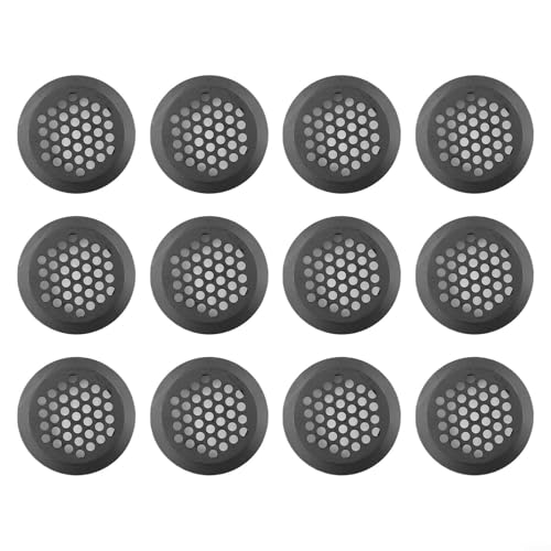 12 runde Lüftungsgitter für 35 mm Lüftungsschlitze, zur Aufrechterhaltung des Luftstroms in verschiedenen Räumen 12 runde Lüftungsgitter für 35 mm Lüftungsschlitze, zur Aufrechterhaltung des Luftstroms in verschiedenen Räumen von Whychstore