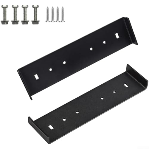 2 x robuste Briefkastenhalterungen, Metall-Briefkasten-Halterungen mit Schrauben, für 20,3 cm Briefkasten, für Wohn- und Gewerbe 2 x robuste Briefkastenhalterungen, Metall-Briefkasten-Halterungen mit Schrauben, für 20,3 cm Briefkasten, für Wohn- und Gewerbe von Whychstore