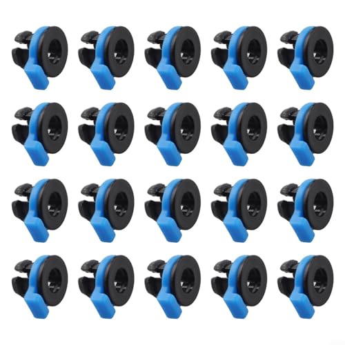 20-teiliges Rohr-Spannzangen-Klemmen-Set für 3D-Drucker, entworfen für 1 75-mm-Filament, passt sicher auf 4-mm-Rohre von Whychstore