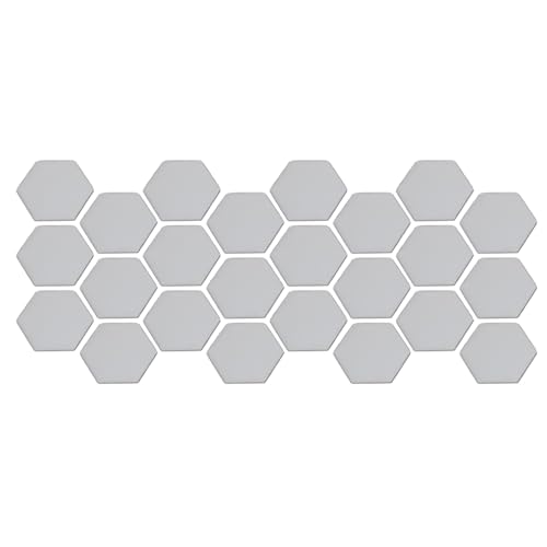 24 Stück 3D Hexagon Spiegel Wandaufkleber für TV Hintergrund und Sofa Dekoration in Ihrem Zuhause von Whychstore