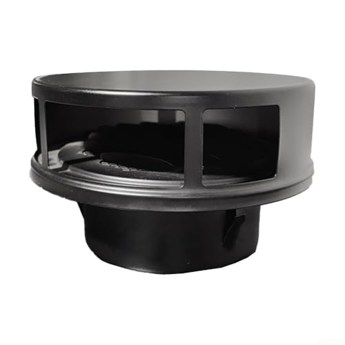 304 Edelstahl Entlüftungskappe mit Insektenschutz, Luftk Lüftungsgitter Abdeckung für 100 mm Systeme, resistent gegen Regen, Frost und Sonneneinstrahlung (70 mm) von Whychstore