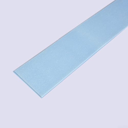 3D-PVC-Aufkleber für die Taille verschönern die Ästhetik Ihres Hauses mit einfach anzubringender Wanddekoration (hellblau) von Whychstore