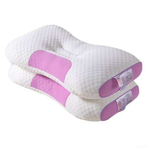 Atmungsaktives Nackenstütze Schlafkissen Ergonomisches Design für optimale Ausrichtung und Komfort (Rosa) von Whychstore