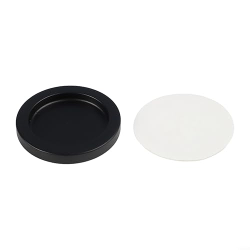 Attraktiver Glasschiebegriff aus Aluminium, perfekt für Schränke und Küchenschränke (schwarz, 6 mm) von Whychstore