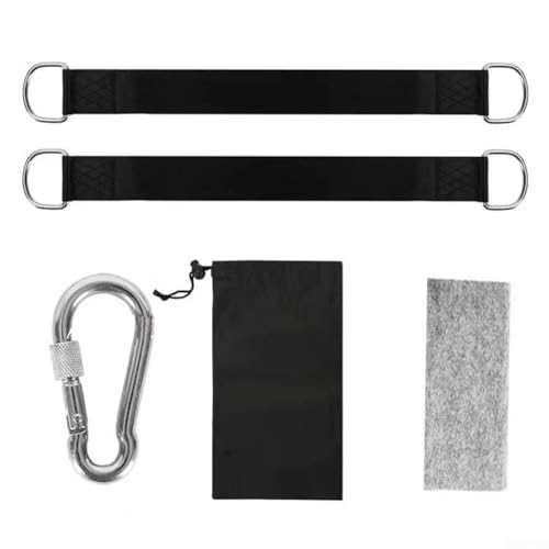 Baumschaukel-Gurte zum Aufhängen, schwere Tragfähigkeit, Schaukelbefestigungsset, mit 150 x 5 cm Gurten, für Baumschaukeln und Sitzgelegenheiten im Freien von Whychstore