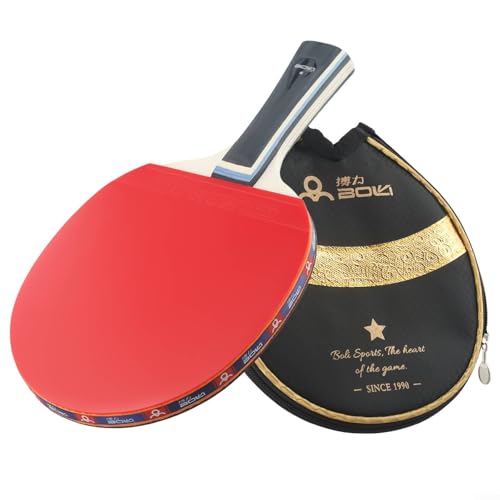 Dynamischer Tischtennisschläger mit langem Griff und aus 7-lagigem Holz von Whychstore