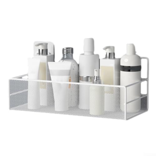 Eleganter und moderner Badezimmer-Organizer, hält Gegenstände ordentlich und zugänglich (weiß, kleine Größe) von Whychstore