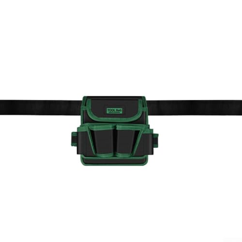 Elektriker Werkzeug Hüfttasche für Hardware Lagerung mit Multi Pocket Design und verstellbarem Bund 600D Oxford Tuch (H) von Whychstore