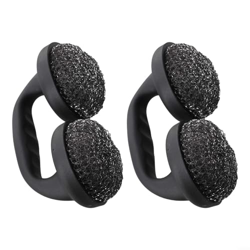 Ergonomisches Drahtbürsten-Set für effiziente Grillpflege, 2 Stück von Whychstore
