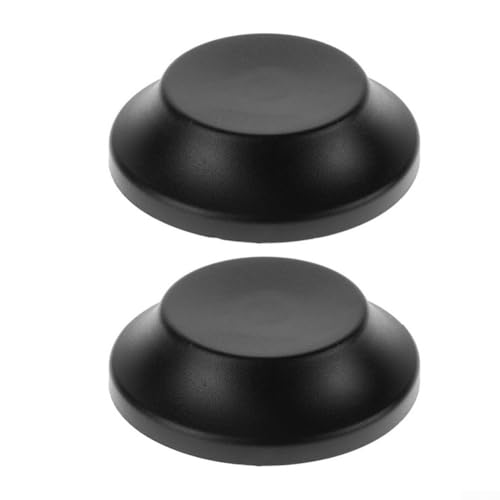 Ersatzspitze für Terrassenschirm, schwarz, mit Gewindeschrauben-Design, für den erweiterten Außenbereich, 2 Stück von Whychstore