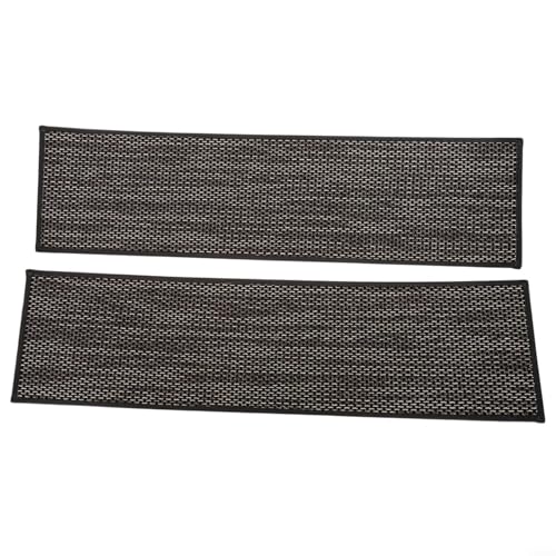 For Safety First Treppenstufen, rutschfest, waschbar und anpassbar für sicheren Stand, Schwarz, 2 Stück von Whychstore