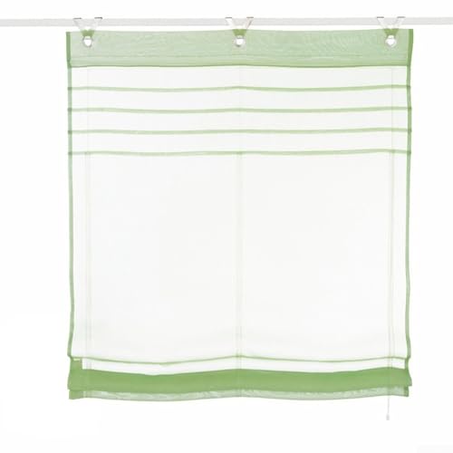Funktionale und stilvolle Raffrollos mit Ösen, perfekt für Zuhause und Büro, Grün Funktionale und stilvolle Raffrollos mit Ösen, perfekt für Zuhause und Büro, Grün von Whychstore