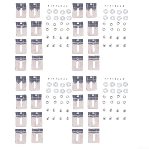 Grillrohrschraubenzubehör, kompatibel mit 42203, 42204, 42205 Edelstahlteilen für effizientes Kochen im Freien (4 Set) von Whychstore